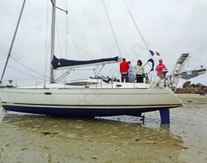 На запланированной мели По Северной Бретани (Bretagne) с ForceSail