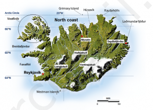 Карта Исландии